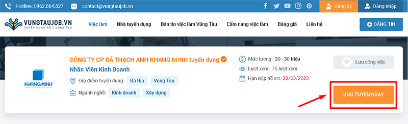 Chọn ứng tuyển ngay